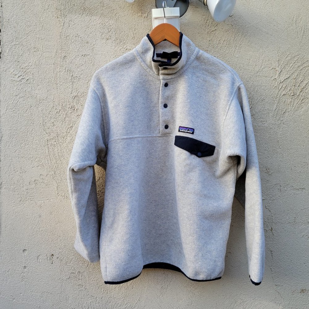 Patagonia Synchilla Snap-T Oatmeal Heather Size Medium